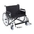 Drive Medical Sentra EC Heavy Duty Extra Wide Wheelchair - 28" Seat std28ecdfa-sf